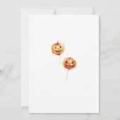 Invitation Appel à tous les monstres fête d'Halloween (Dos)