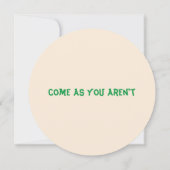 Invitation Appel à tous les monstres Fête d'Halloween (Dos)