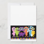 Invitation Appel à tous les monstres Unisex Anniversaire de e (Dos)