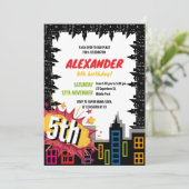 Invitation Appel à tous les super-héros City Building Anniver (Debout devant)