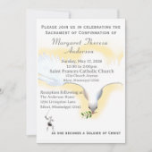 Invitation Appel de confirmation catholique (Devant)