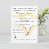 Invitation Appel de confirmation catholique (Debout devant)