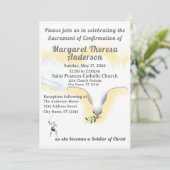 Invitation Appel de confirmation catholique (Debout devant)