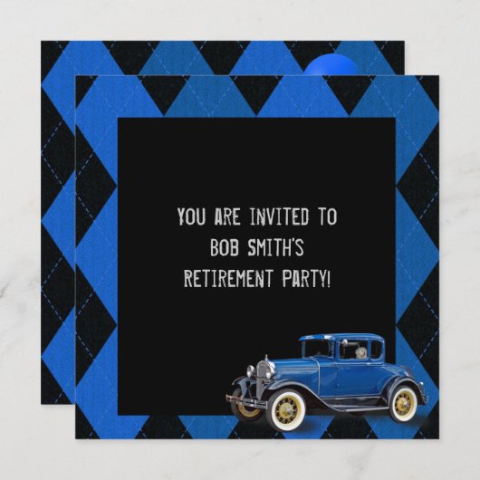 Invitation Appel de retraite (Devant / Derrière)