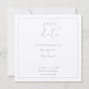 Invitation Appel de script Calligraphie Mariage Moderne Enreg