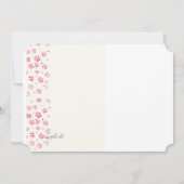 Invitation Appel d'offres Pétales photo (Dos)