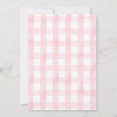 Invitation Appel éditable à tous les animaux de fête Fille de (Dos)