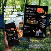 Invitation Appel Tous Les Campers Week-end Anniversaire