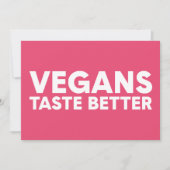 Invitation Appel Vegan (Devant)