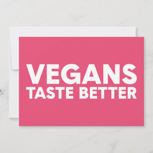 Invitation Appel Vegan (Devant)