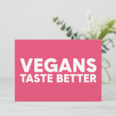 Invitation Appel Vegan (Debout devant)