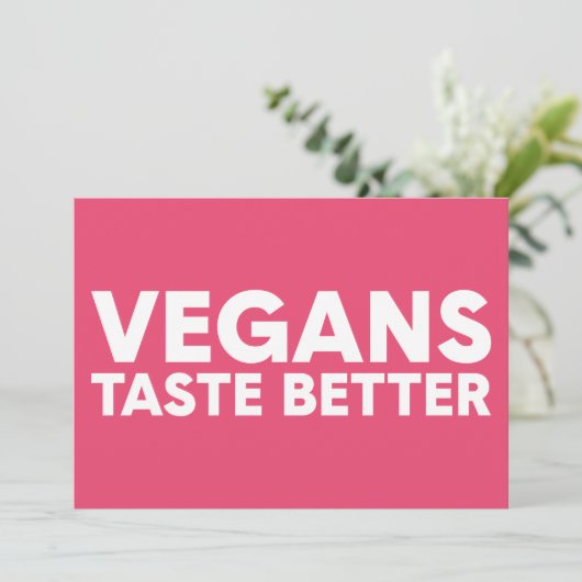 Invitation Appel Vegan (Debout devant)