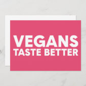 Invitation Appel Vegan (Devant / Derrière)