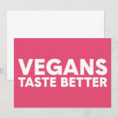 Invitation Appel Végétalien (Devant / Derrière)