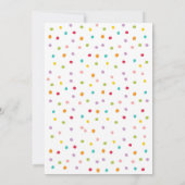 Invitation Appeler Tous Les Animaux De Fête Fille Safari Anni (Dos)