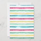 Invitation Appeler tous les animaux de fête Jungle Safari Ann (Dos)