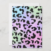 Invitation Appeler tous les animaux de fête Jungle Safari Ann (Dos)