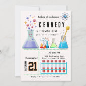 Invitation APPELER TOUTES LES FÊTES SCIENCES MAD Anniversaire (Devant)