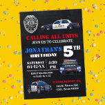 Invitation Appeler Toutes Les Unités De Police N'Importe Quel<br><div class="desc">Invitation d'anniversaire de la police adaptée à tout âge. Cliquez sur "Détails" personnalisez ce modèle pour modifier le texte, pour une personnalisation supplémentaire (couleur de police, style de police, ajouter une photo, changer d'arrière - plan), faites défiler les détails et cliquez sur le lien "Modifier à l'aide de l'outil de...</div>