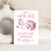 Invitation Appelez les Shots Nursing Graduation Party Invitat