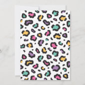 Invitation Appelez Tous Les Animaux De Fête Safari Jungle Ann (Dos)