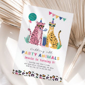 Invitation Appelez Tous Les Animaux De Fête Safari Jungle Ann