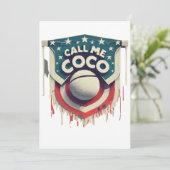 Invitation Appelle-moi Coco Appelle-moi Champion (Debout devant)