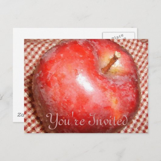 Invitation Apple (Devant / Derrière)