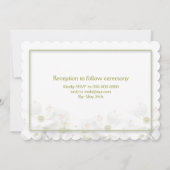 INVITATION APPLE BLOSSOM RENOUVELER VOWS/FAIRE-PART DE MARIAG (Dos)