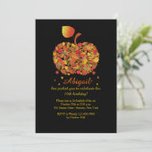 Invitation Apple d'automne (Debout devant)