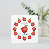 Invitation Apple Festival (Debout devant)