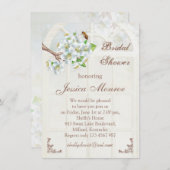 Invitation Apple fleurissent et la Fête de la mariée (Devant / Derrière)