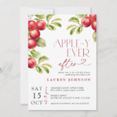 Invitation Apple moderne toujours après la Fête des mariées A (Devant)