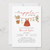 Invitation Apple of Our Eye Baby Shower (Devant)