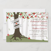 Invitation Apple Orchard Automne Répétition Automne Dîner Inv (Devant)