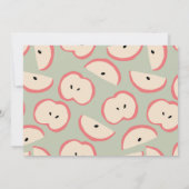 Invitation Apple Picking Party Green Boy Photo Anniversaire (Dos)