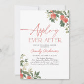 Invitation Apple-y Ever After Apple Bridal Shower (Devant)