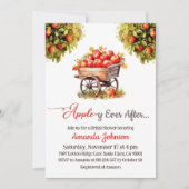 Invitation Apple-y Jamais après la Fête des mariées du marché (Devant)