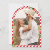 Invitation Appley Jamais après Arch Photo Fête des mariées Ap (Dos)