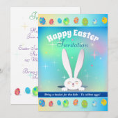 Invitation Apporter un panier pour les enfants pour ramasser (Devant / Derrière)