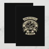 Invitation apportez-moi vos malades le docteur de la peste et (Devant / Derrière)