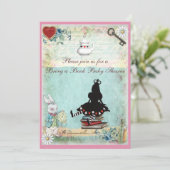 Invitation Apportez un Baby shower de la princesse Alice Book (Debout devant)