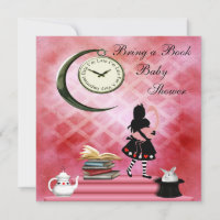 Apportez un Baby shower de livre Alice & Pink Flam
