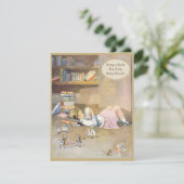 Invitation Apportez un livre Alice dans le baby shower du (Debout devant)