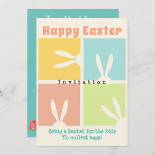 Invitation Apportez un panier pour les enfants Pour collecter