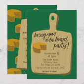 Invitation Apportez votre propre jeu de société Wisconsin Foo (Devant / Derrière)