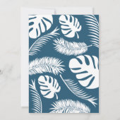 Invitation Apportez votre propre Pool Party Blue Turquoise (Dos)