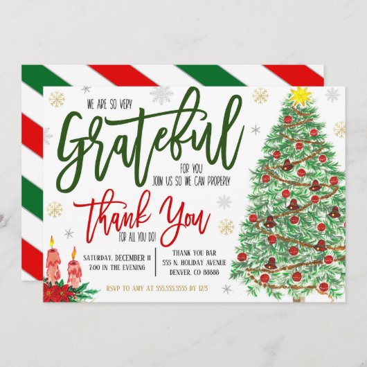 Invitation Appréciation de vacances (Devant / Derrière)