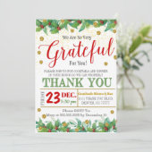 Invitation Appréciation de vacances gracieuses (Debout devant)