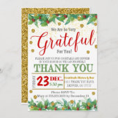 Invitation Appréciation de vacances gracieuses (Devant / Derrière)